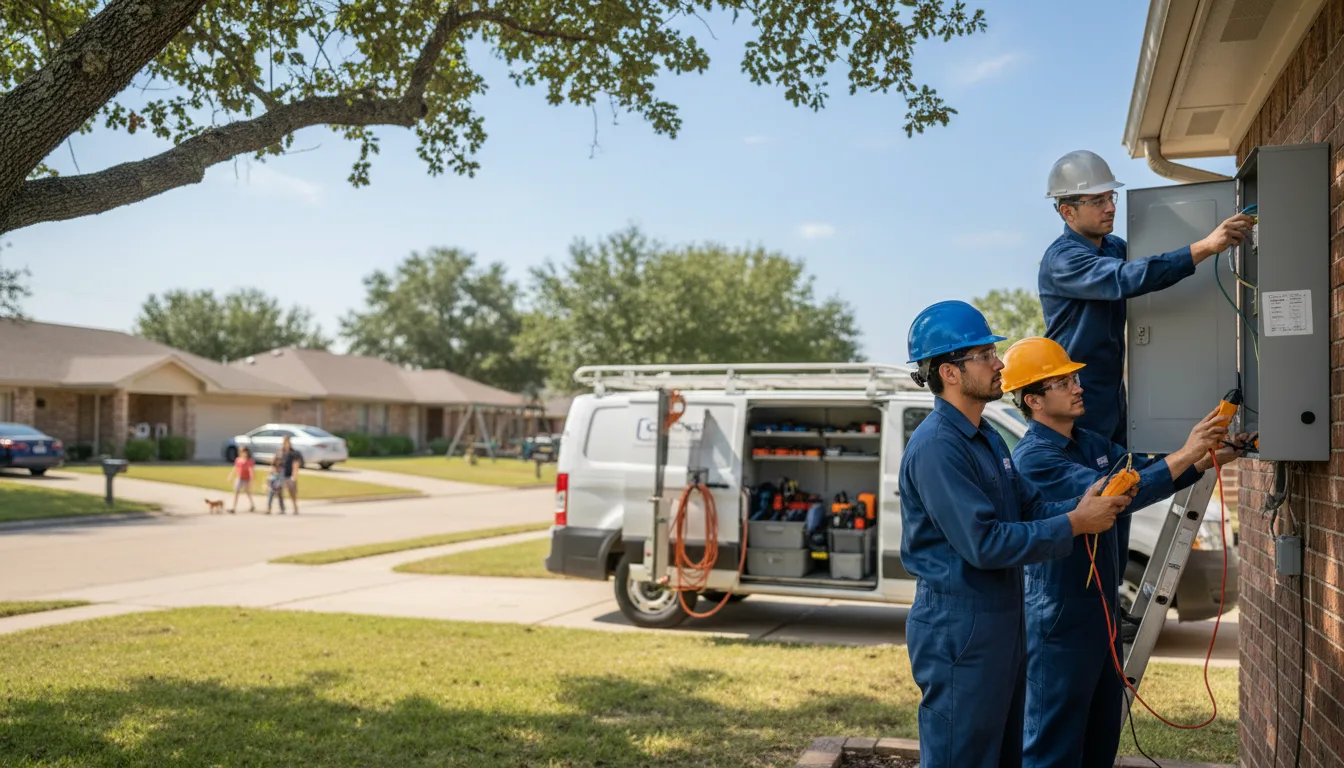 Certified electrician providing emergency electrical services in Brohard, WV